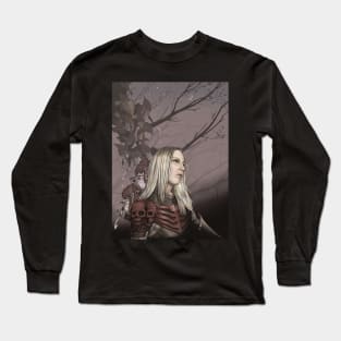 Sugar Skull Knight Long Sleeve T-Shirt